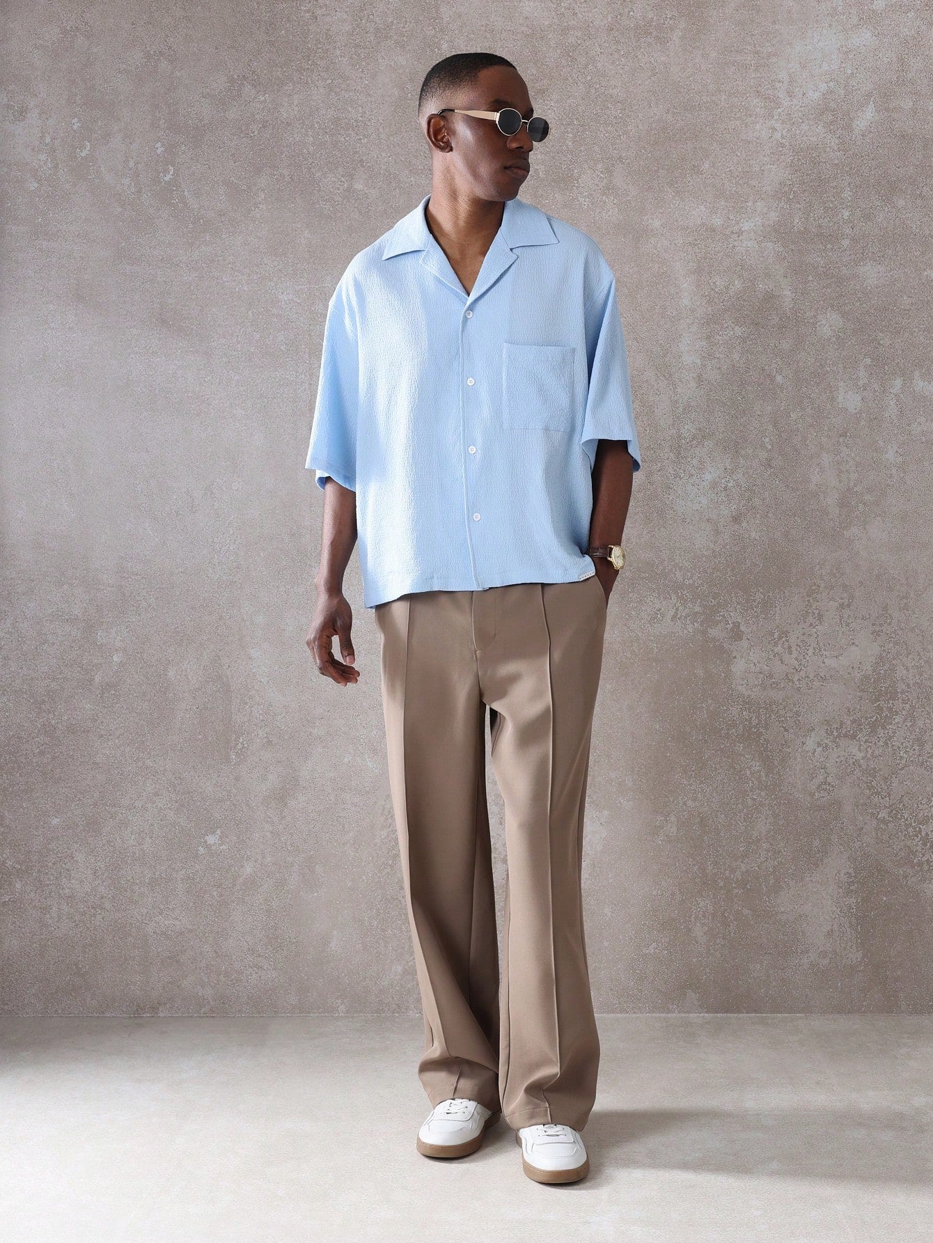 Camisa SUMWON X Nawaf Blue