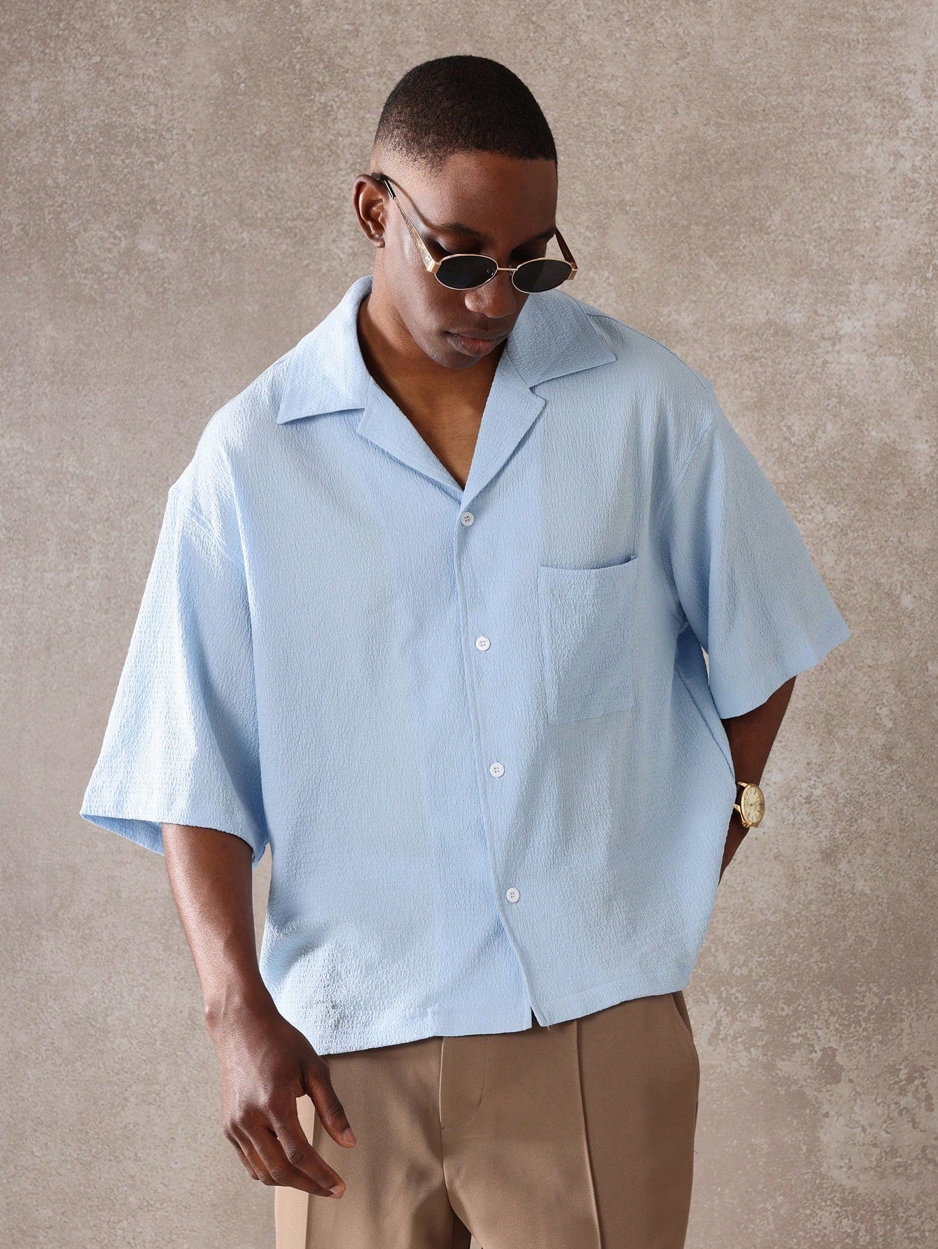 Camisa SUMWON X Nawaf Blue